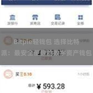 Bitpie轻钱包 选择比特派：最安全便捷的数字资产钱包