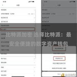 比特派加密 选择比特派：最安全便捷的数字资产钱包