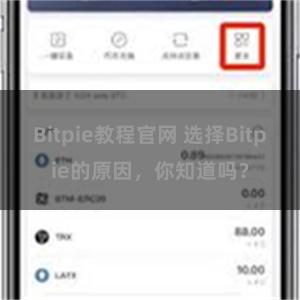 Bitpie教程官网 选择Bitpie的原因，你知道吗？