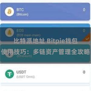 比特派地址 Bitpie钱包使用技巧：多链资产管理全攻略