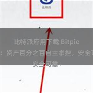 比特派应用下载 Bitpie钱包：资产百分之百自主掌控，安全可靠！