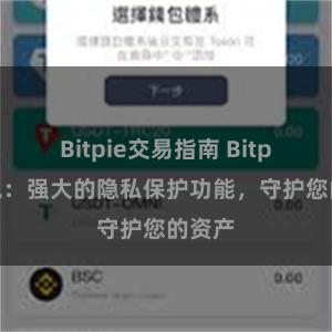 Bitpie交易指南 Bitpie钱包：强大的隐私保护功能，守护您的资产