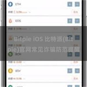 Bitpie iOS 比特派(Bitpie)官网常见诈骗防范提醒